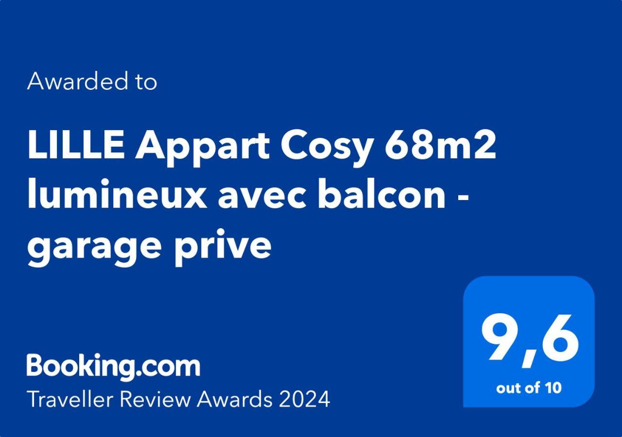 Lille Appart Cosy 68M2 Lumineux Avec Balcon - Garage Prive Extérieur photo