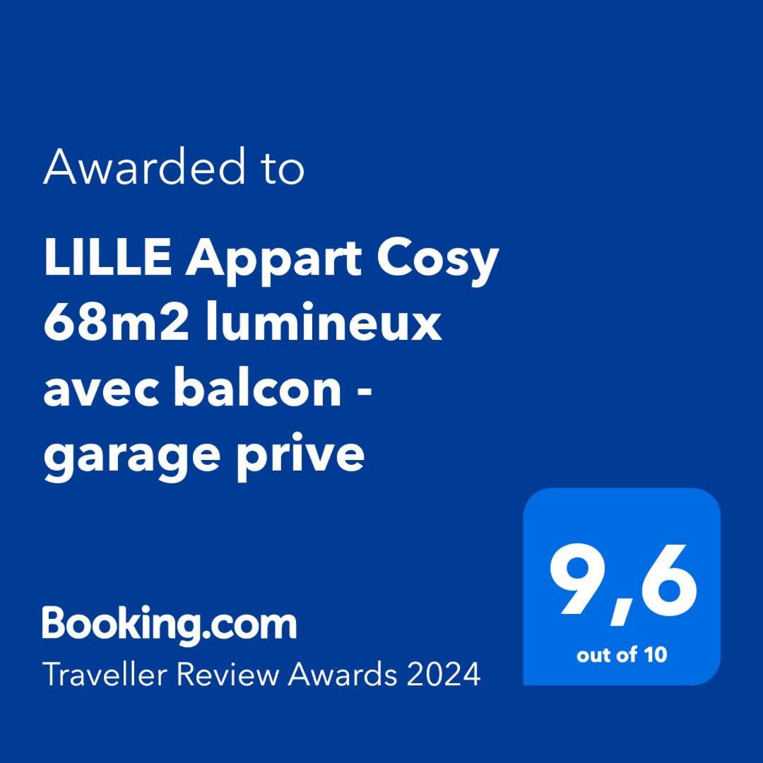 Lille Appart Cosy 68M2 Lumineux Avec Balcon - Garage Prive Extérieur photo